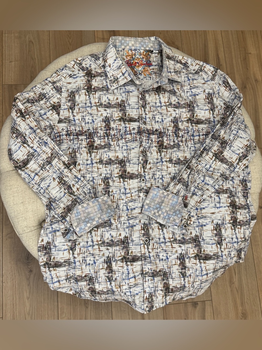 Robert Graham "Pickup Truck" Classic Fit Button Down Shirt Size XL
